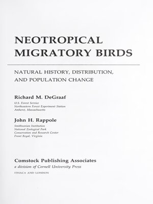 cover image of Neotropical Migratory Birds